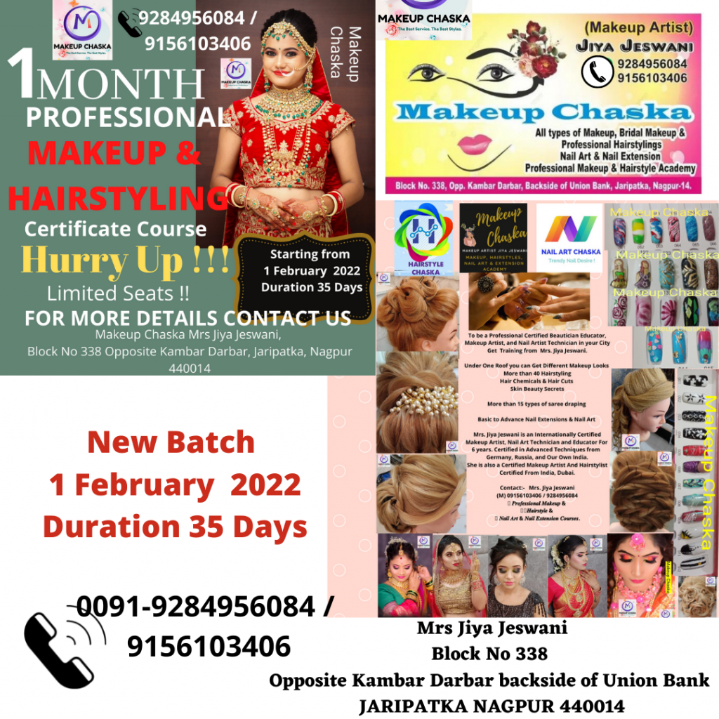 makeup hairstyle classes in nagpur