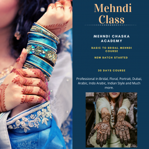 Mehendi Artist Classes Mehndi Course Design Academy Nagpur​
