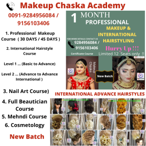 Expert Makeup Hairstyle and Nail Art Services by Professional Artists