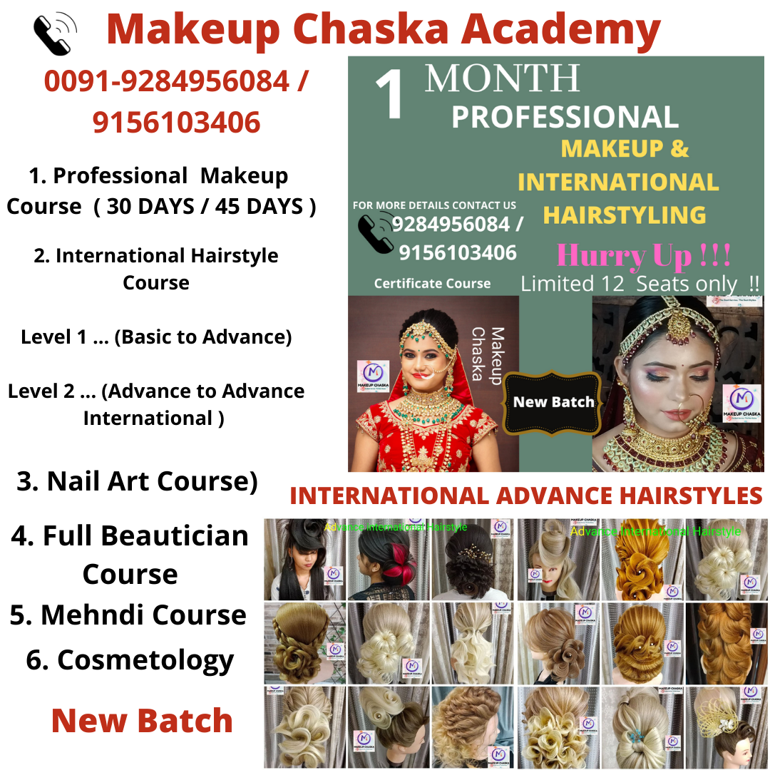 Asian Bridal Hair Course - 3 Days - Seventa Makeup Academy