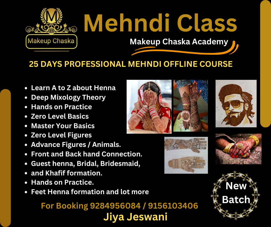 Makeup Chaska Academy Professional Courses Specializing in Bridal, Floral, and Portrait Mehndi (2)