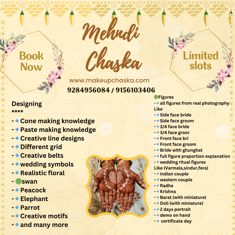 mehndi chaska class course academy