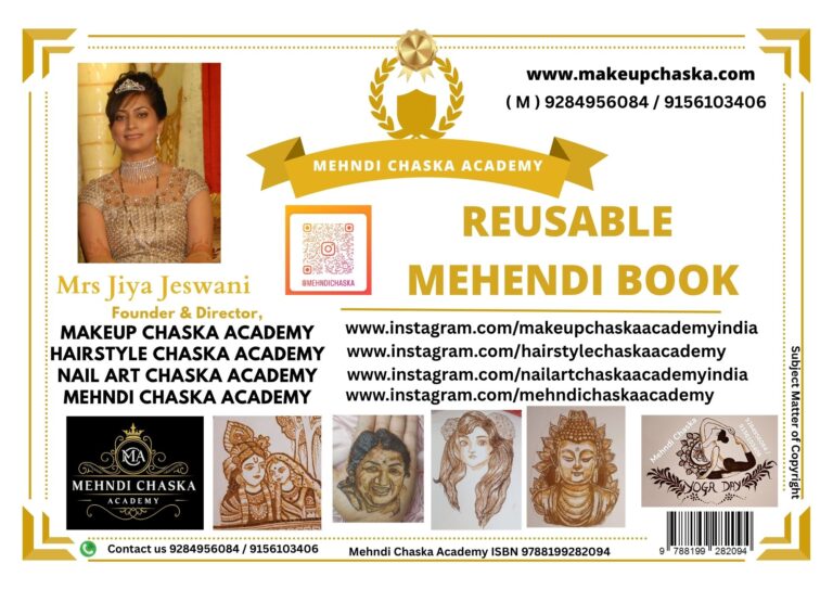 reusable mehendi book practise basic to advance worksheets mehndi chaska academy